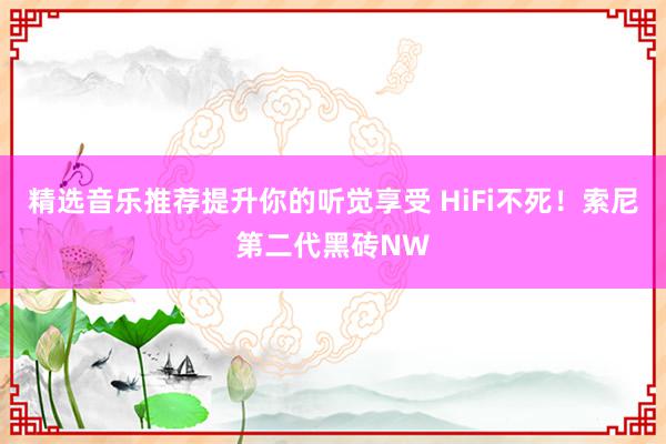 精选音乐推荐提升你的听觉享受 HiFi不死！索尼第二代黑砖NW